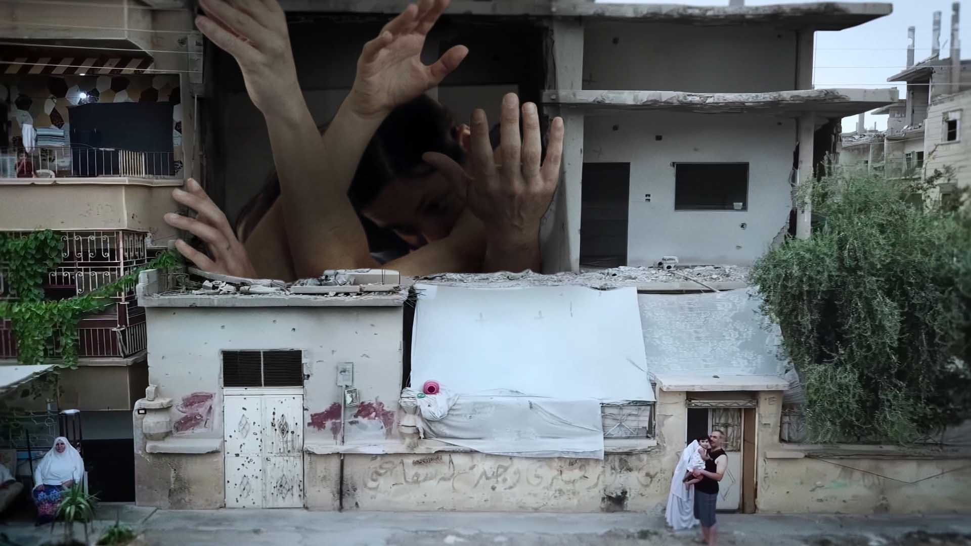 Still from the short film Fallen Houses directed by Gianluca Abbate – Crumbling building after the 1980 Irpinia earthquake