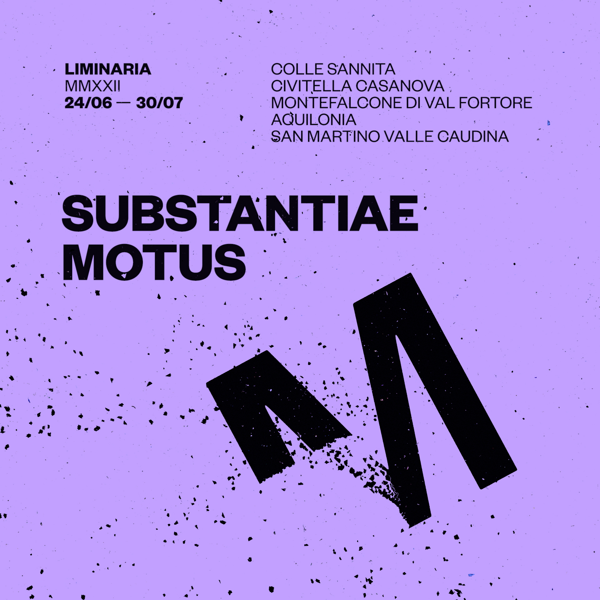 Gianluca Abbate / Interferenze / Liminaria /Substantiae Motus