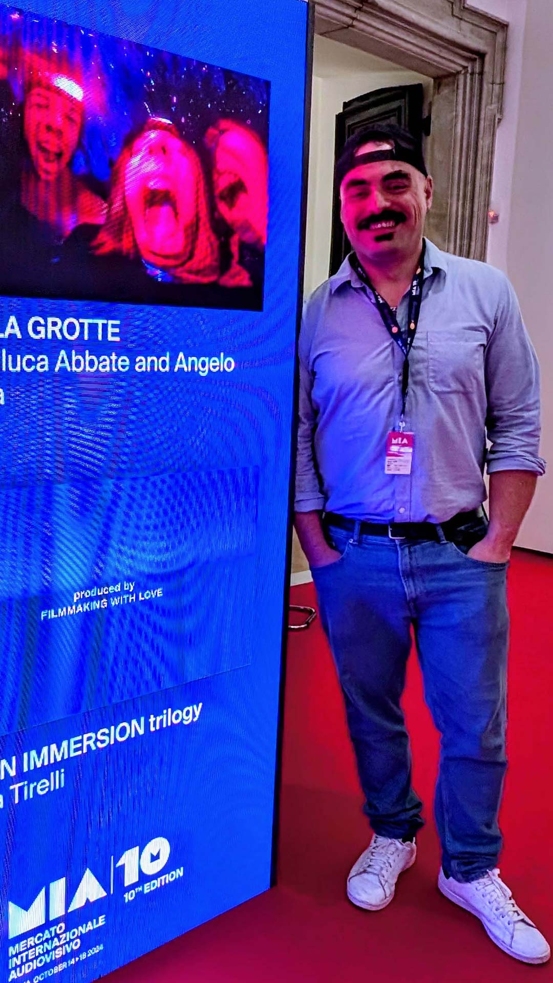 Dans la Grotte – Gianluca Abbate presenting the film at MIA Market in Rome