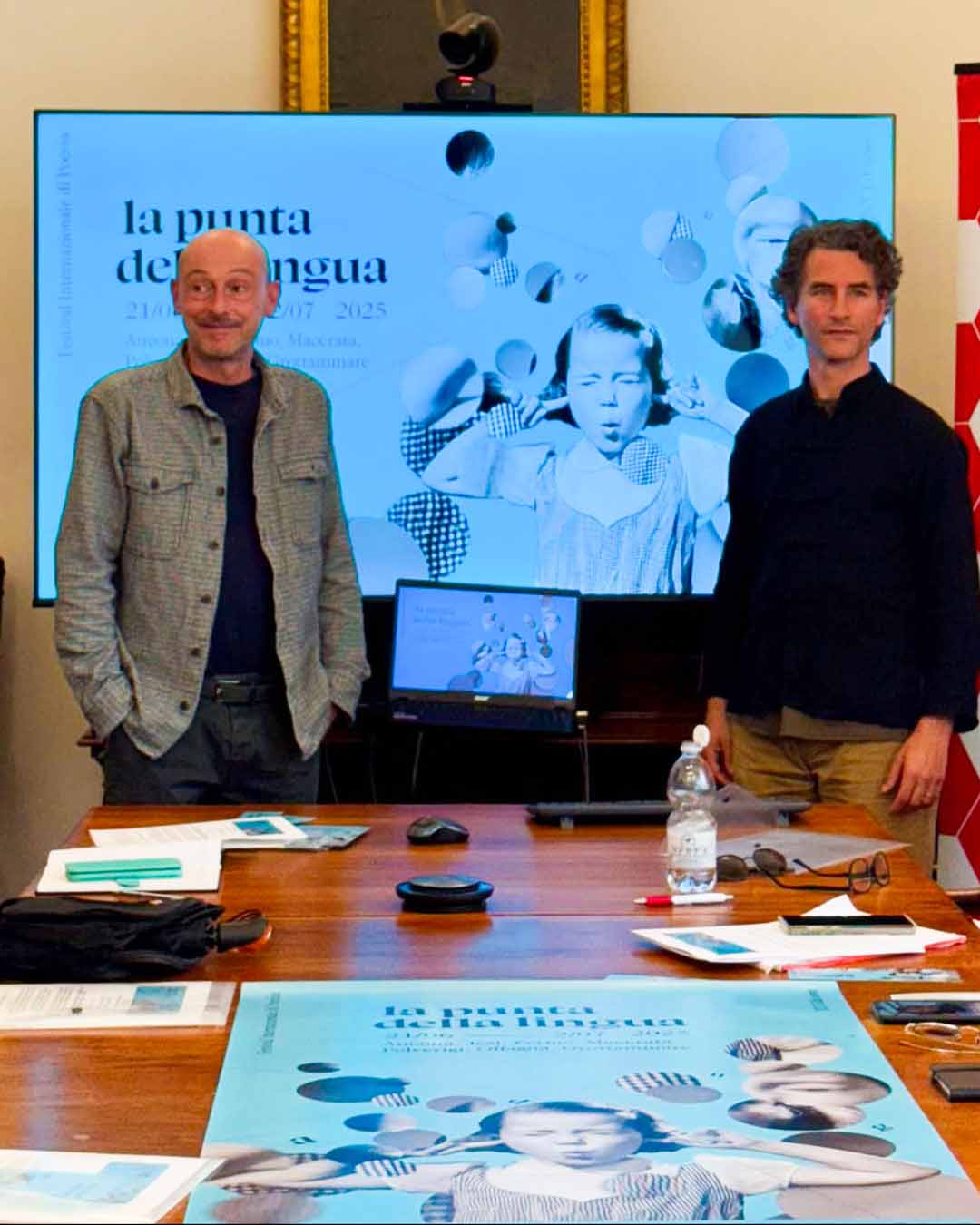Press coverage materials for La Punta della Lingua festival