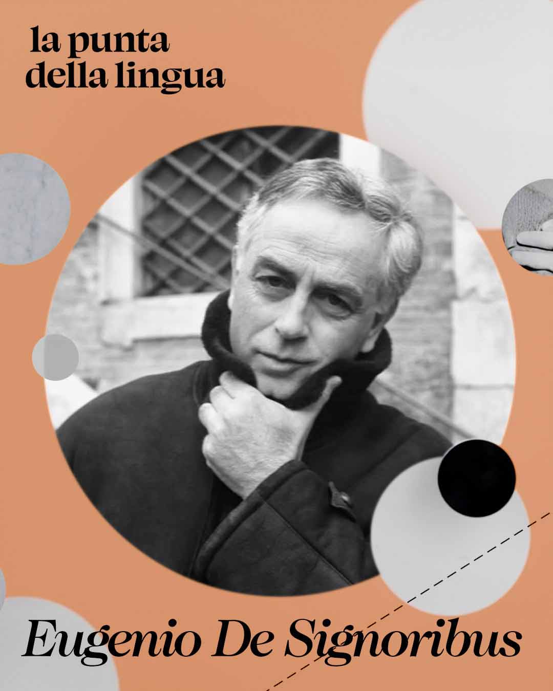 Eugenio De Signoribus included in the graphic variations for the poetry festival