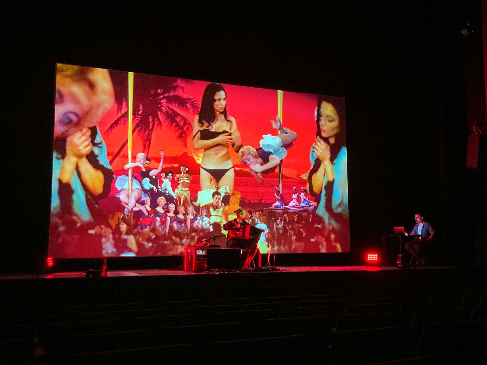 Another photo from the Visionaria performance at Triennale Milano with Alessandro D’Alessandro and Gianluca Abbate.